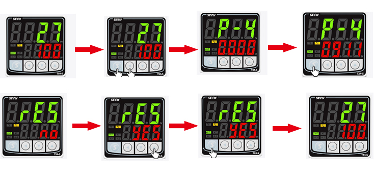 Reset the Temperature Controller 