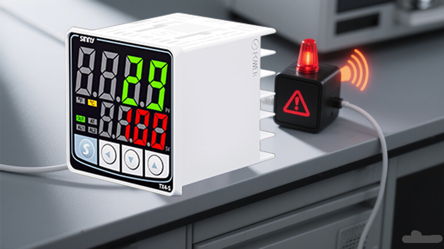Alarm temperature control